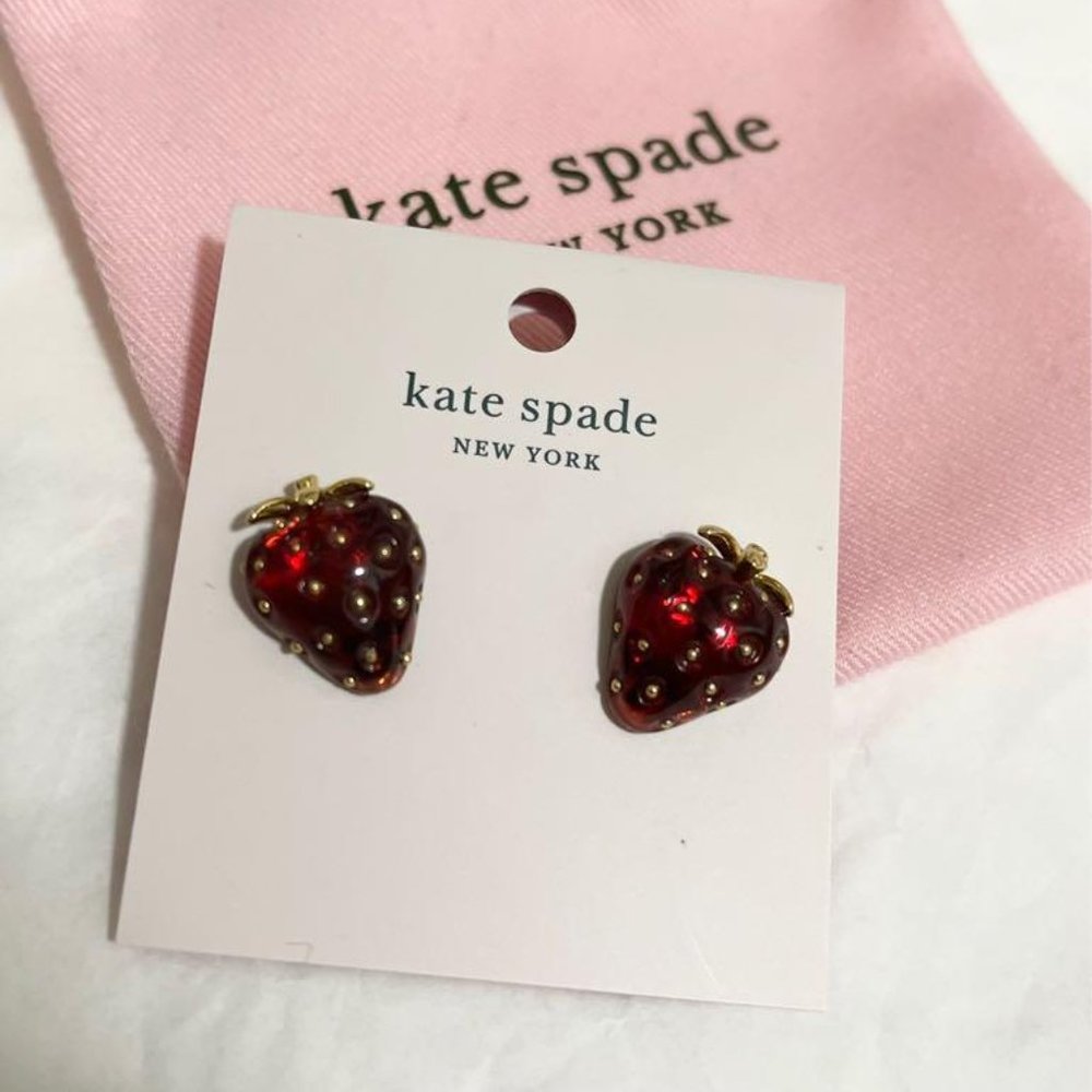 Kate Spade Tutti Strawberry Stud Earrings